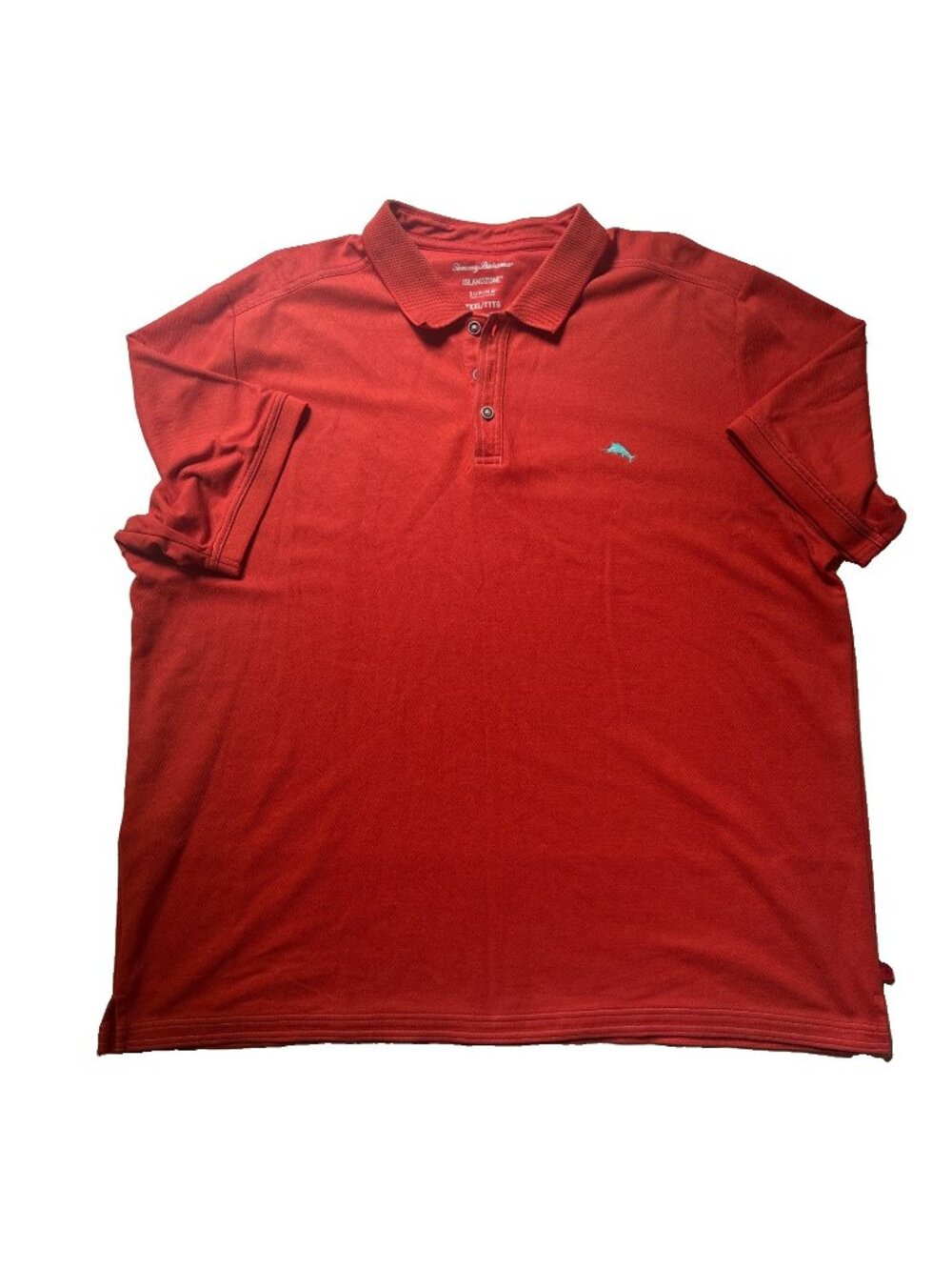 Tommy Bahamian’s Island So E Orange Polo Size 3XL